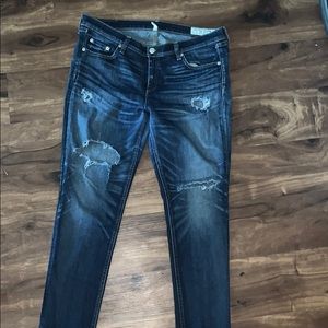 Rag and Bone distressed skinny jeans